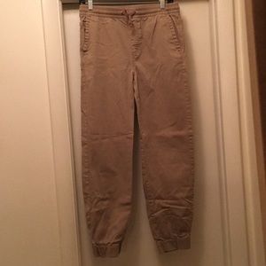 YXL Urban Pipeline khaki joggers